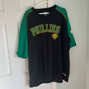 Philadelphia Phillies green and black jersey 2XL